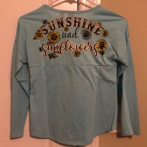 Girls Size 10 long sleeve tee